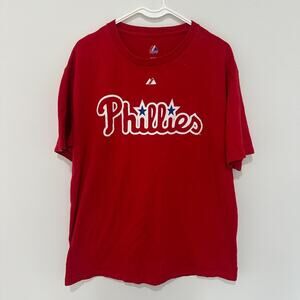 Shane Victorino Phillies T-Shirt - Large